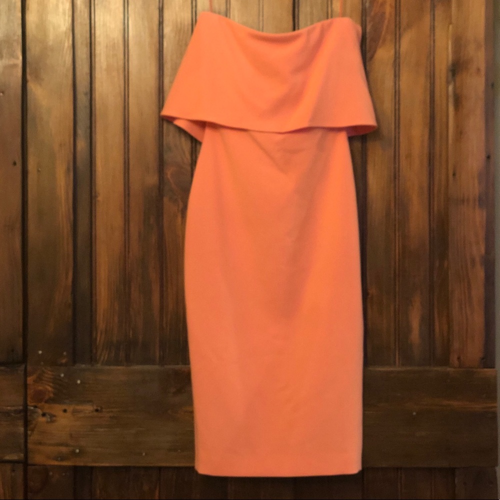 Likely Driggs Apricot Strapless Dress 00